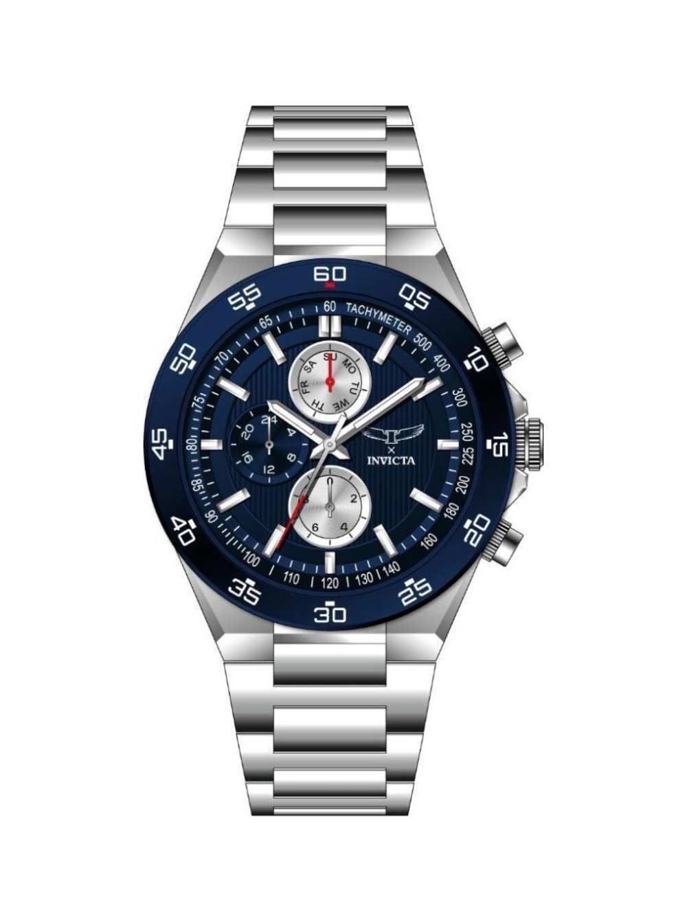 Invicta S1 Rally Men’s Watch – 43mm, Silver (Model 69979) – NEW
